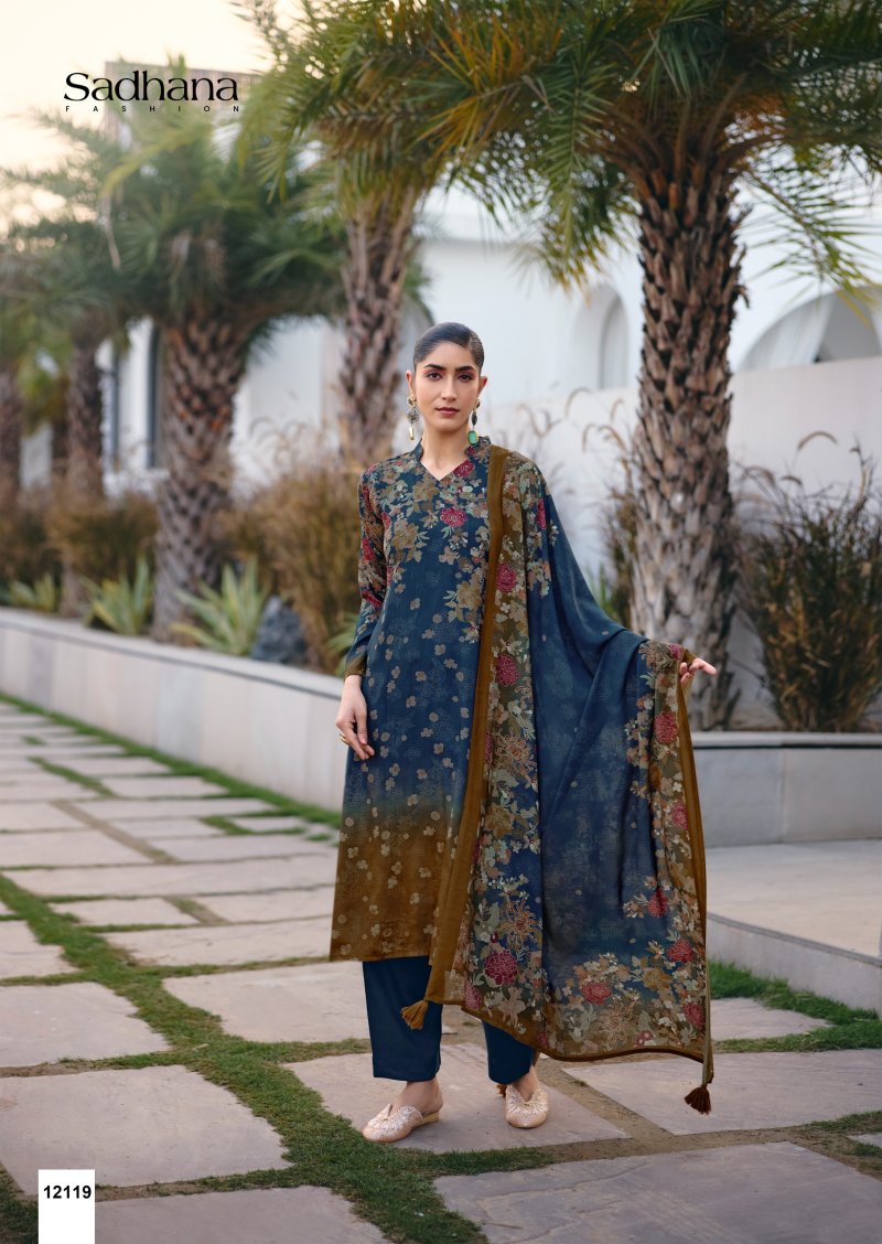 Ether Vol 2 By Sadhana Viscos Pashmina Dress Material 